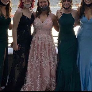 Size 13 Pink Ballgown Prom Dress